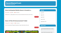 Desktop Screenshot of haven4gamerz.com
